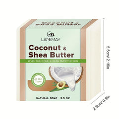 Glowing Skin Soap with Mint Coconut Bamboo Charcoal