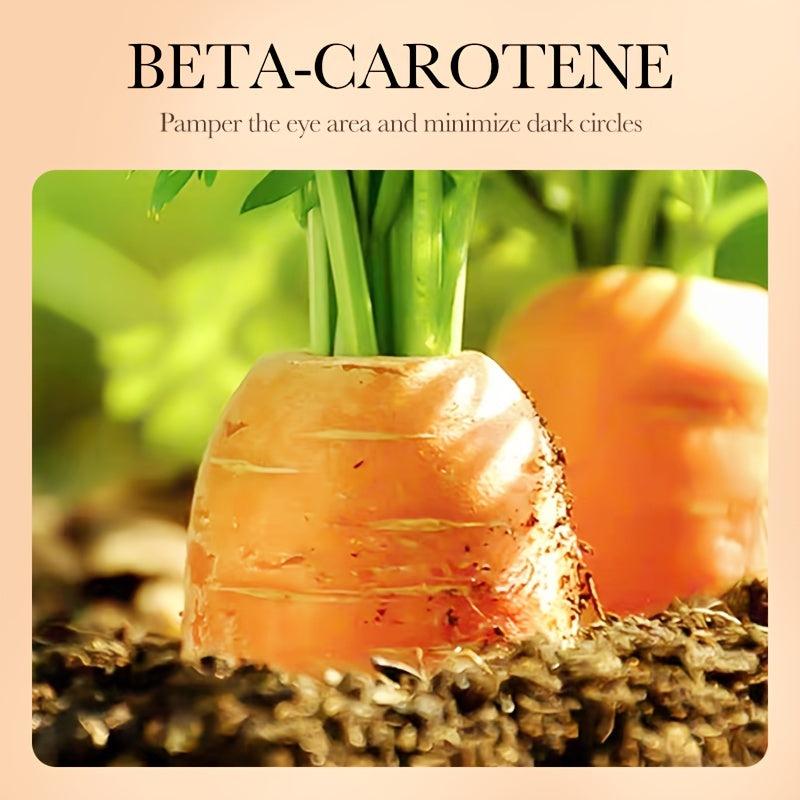 Carrot Eye Cream 20g Moisturizes Hydrates Fades Wrinkles Travel Home Use