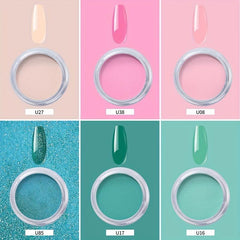 6 Colors Dip Powder Nail Kit Starter French Nail Art Manicure DIY Salon