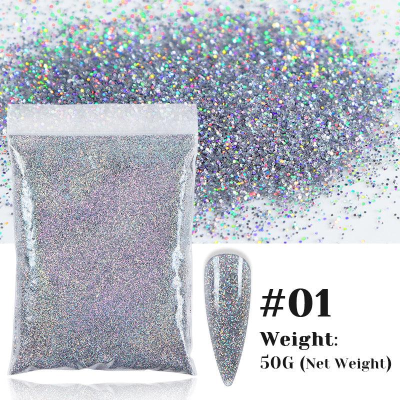 Holographic Laser Glitters Sequins for Nails Face Makeup DIY Art Resin