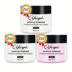 Acrylic Nail Extension Powder 60g Clear Pink