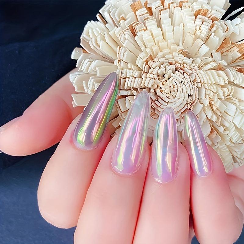 6pcs Jelly Neon Rainbow Holographic Chameleon Powder