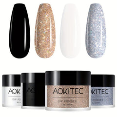 Glitter Dip Powder Kit for Nail Extension - Starter Kit