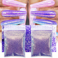 22 Colors Nail Glitter Powder Shining Sugar Effect Glitter Dust Sand Powder