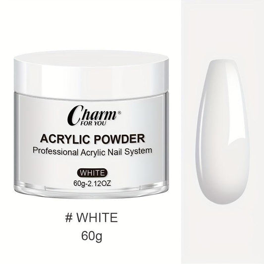 60g Acrylic Nail Powder for 3D Nail Manicure Extension - Clear Pink