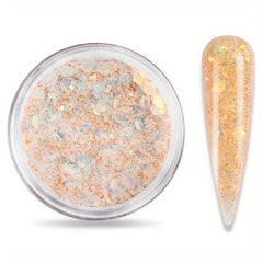 Nail Art Decoration Hexagon Sequins Acrylic Powder Pigment Dust