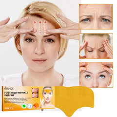 10pcs Forehead Wrinkle Patches Firming Skin Care Hydrolyzed Collagen