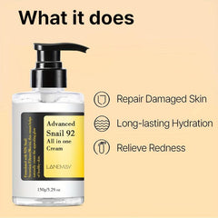 150ml Snail Mucin Moisturizer Cream & Repair Cream Bundle