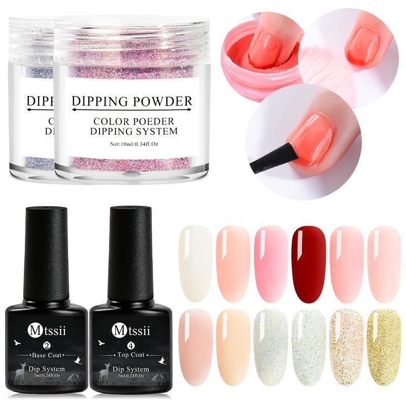 Dipping Powder System Kit for Women - Professional DIY Manicure Set