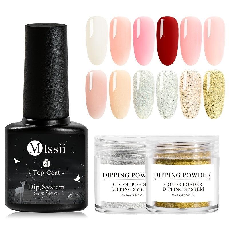 Dipping Powder System Kit for Women - Professional DIY Manicure Set