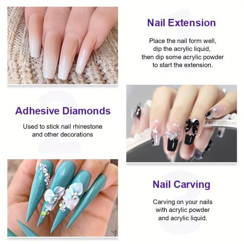 Acrylic Nail Kit with Liquid Monomer Set