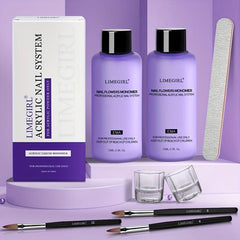 Acrylic Nail Kit with Liquid Monomer Set