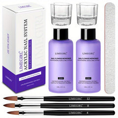 Acrylic Nail Kit with Liquid Monomer Set