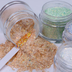 19 Colors Glitter Powder Sequins for Nail Art and Acrylic Nails
