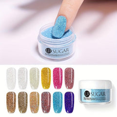 Nude Pink Red Glitter Dip Powder Nail Kit with Dip Liquids Set