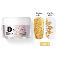 Nude Pink Red Glitter Dip Powder Nail Kit with Dip Liquids Set