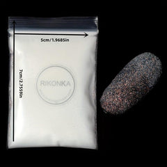 10g Fine Glitter Sugar Nail Powder and Flock Pigment for Nail Art
