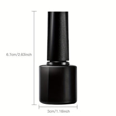 8 Pcs Glitter Dip Powder Starter Kit with Nail File and Brush - French Nail