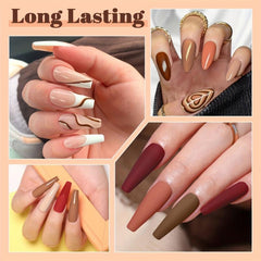 20 Pcs Dip Powder Nail Kit Starter 16 Colors Dipping Powder Liquid Set