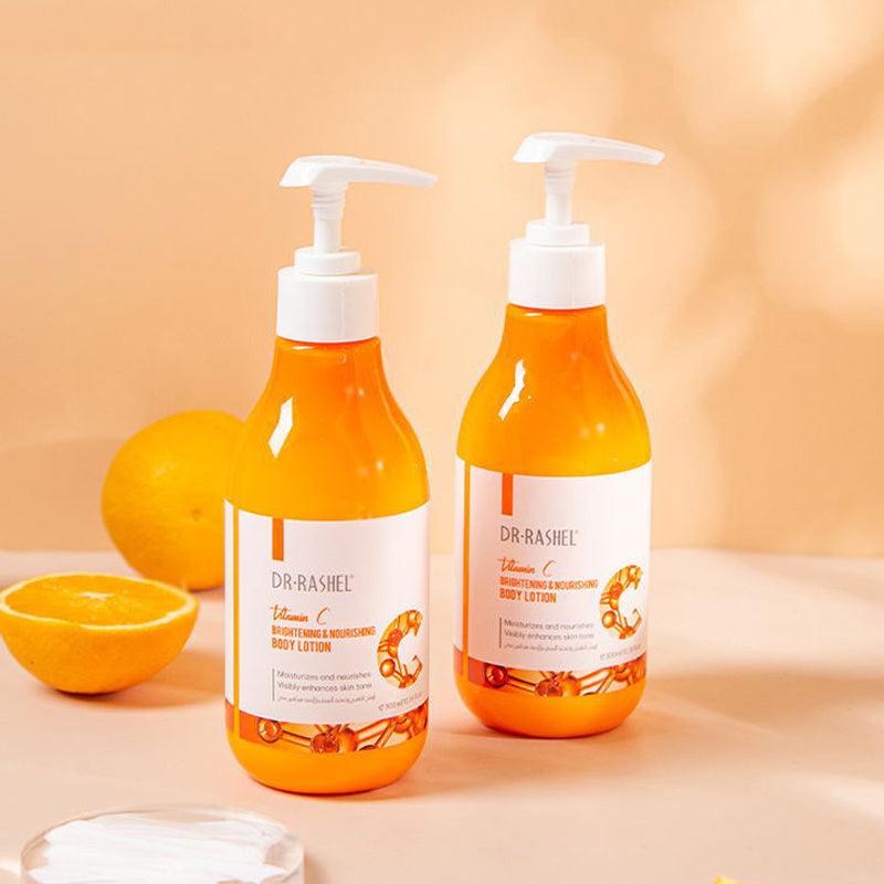Vitamin C Body Lotion Whitening Brighten Moist Smooth Firming Anti Wrinkle