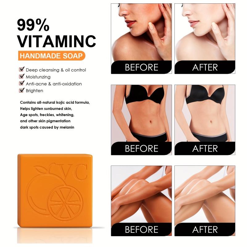 Orange Vitamin C Soap for Face Body