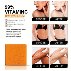 Orange Vitamin C Soap for Face Body