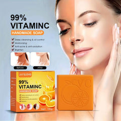Orange Vitamin C Soap for Face Body