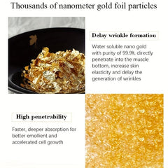 24K Serum Eye Cream Hyaluronic Peptide Collagen Anti-Wrinkle Dark Circles Creme