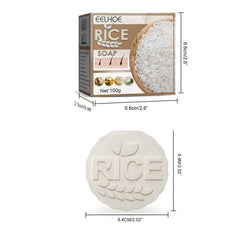 Hair Growth Shampoo Soap Rice Dropping Preventing Nourishing Hair Care