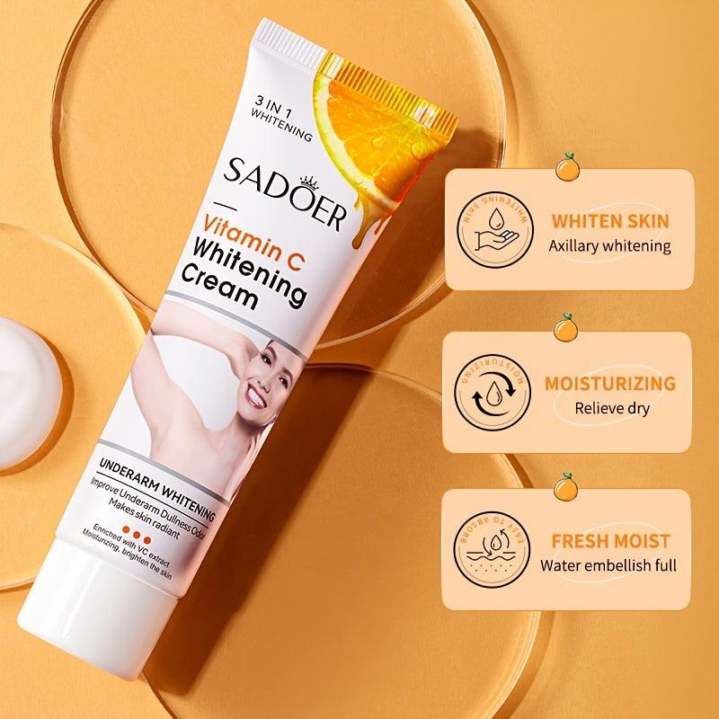Vitamin C Underarm Cream Brightens Skin Face Body Moisturizes