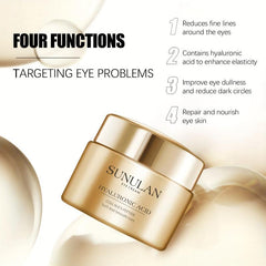 Hyaluronic Acid Collagen Peptide Eye Cream Dark Circles Fine Lines Radiant Skin