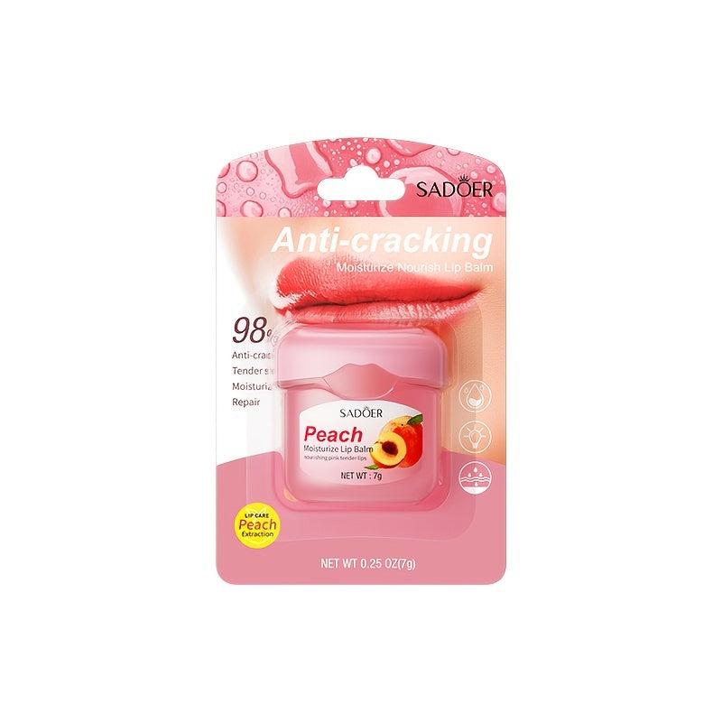 Honey Avocado Peach Lip Balm Long Lasting Moisture