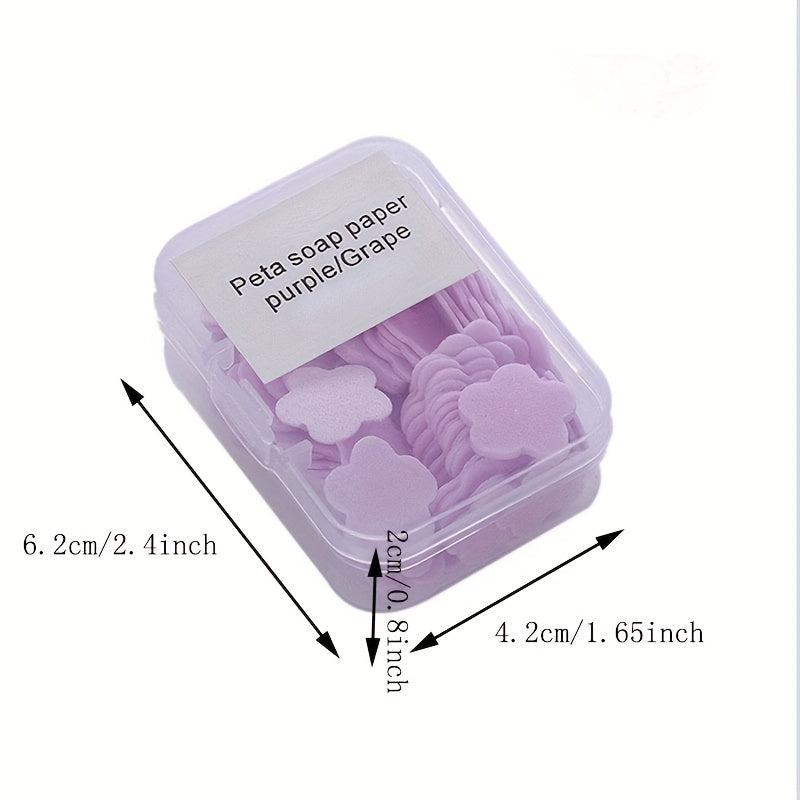 600 Pcs Disposable Paper Soap Cleaning Hand Bath Toiletry Soap Sheets