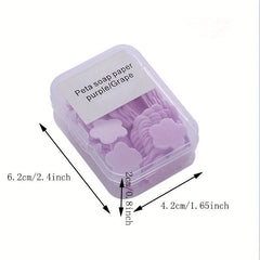 600 Pcs Disposable Paper Soap Cleaning Hand Bath Toiletry Soap Sheets
