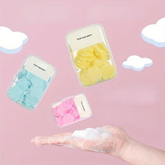 600 Pcs Disposable Paper Soap Cleaning Hand Bath Toiletry Soap Sheets