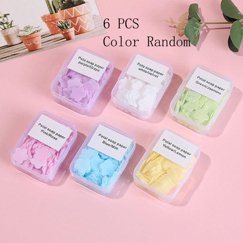 600 Pcs Disposable Paper Soap Cleaning Hand Bath Toiletry Soap Sheets