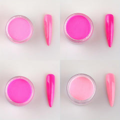 Pink Acrylic Nail Powder Kit for Extensions & 3D Nail Art