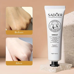 Hydrating Goat Milk Hand Cream for Skin Rejuvenation