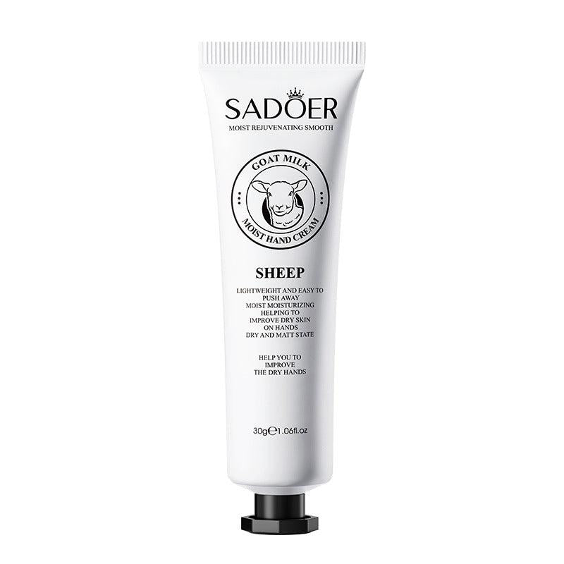 Hydrating Goat Milk Hand Cream for Skin Rejuvenation