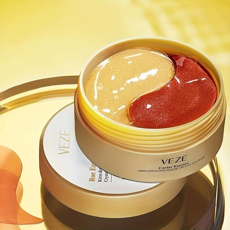 60pcs Caviar Eye Mask Reduce Aging & Moisturize Eye Patches Lifting Firming