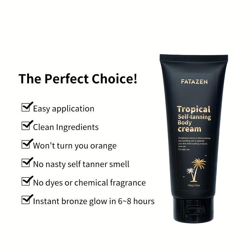 Instant Dark Tanning Lotion Natural Self Tanner Streak Medium Dark Gradual Tan