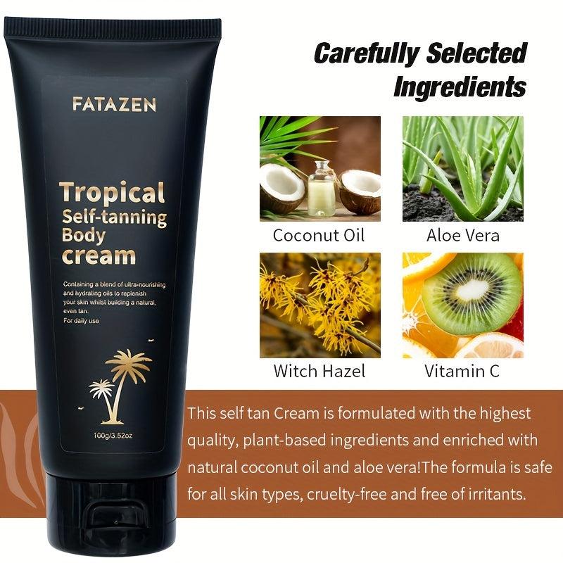 Instant Dark Tanning Lotion Natural Self Tanner Streak Medium Dark Gradual Tan