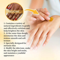 Turmeric Body Scrub Cream - Moisturizing Skin Cleansing Formula