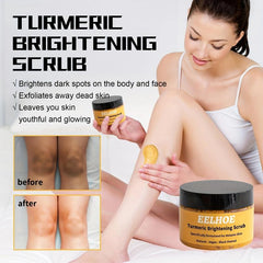 Turmeric Body Scrub Cream - Moisturizing Skin Cleansing Formula
