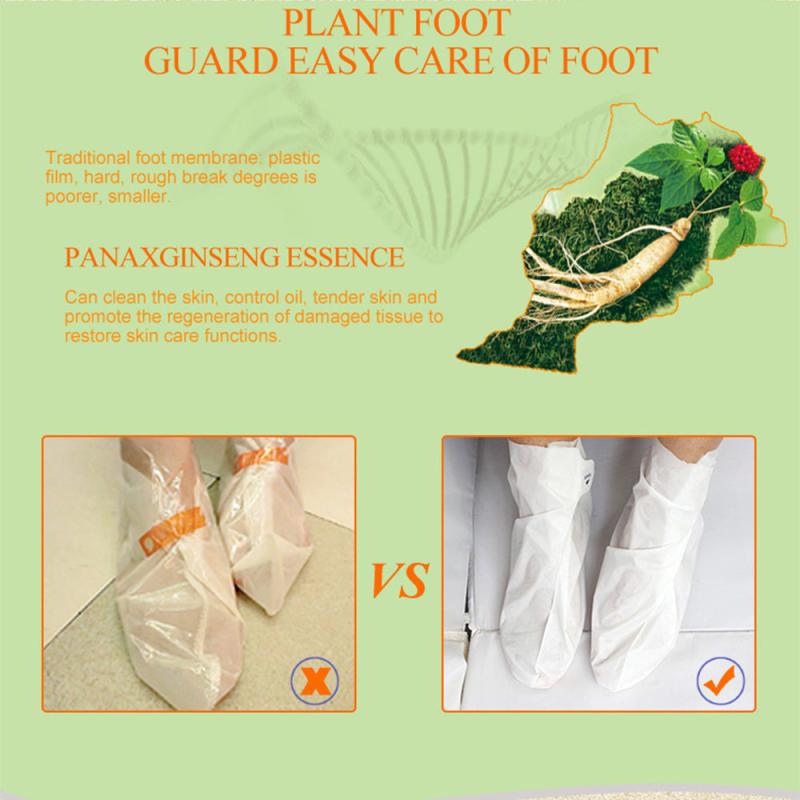 Ginseng Foot Mask Exfoliating & Moisturizing Soft Feet Safe & Effective