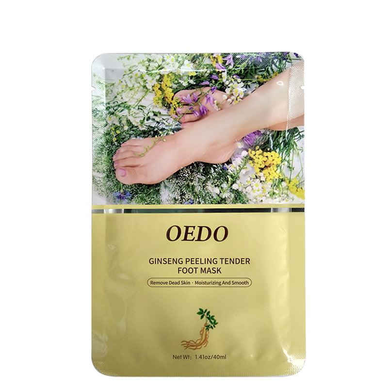 Ginseng Foot Mask Exfoliating & Moisturizing Soft Feet Safe & Effective