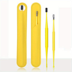 360 Rotation Ear Cleaner Set Reusable Double Headed Ear Wax Removal Tool Kit