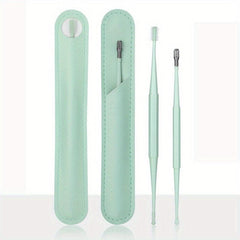 360 Rotation Ear Cleaner Set Reusable Double Headed Ear Wax Removal Tool Kit