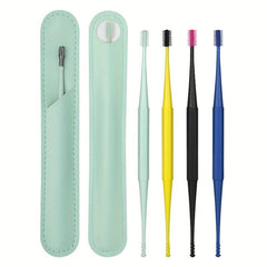 360 Rotation Ear Cleaner Set Reusable Double Headed Ear Wax Removal Tool Kit