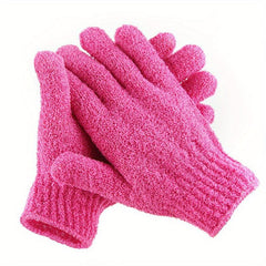 3pcs Exfoliating Gloves Loofah Gloves Bathtub Exfoliating Gloves